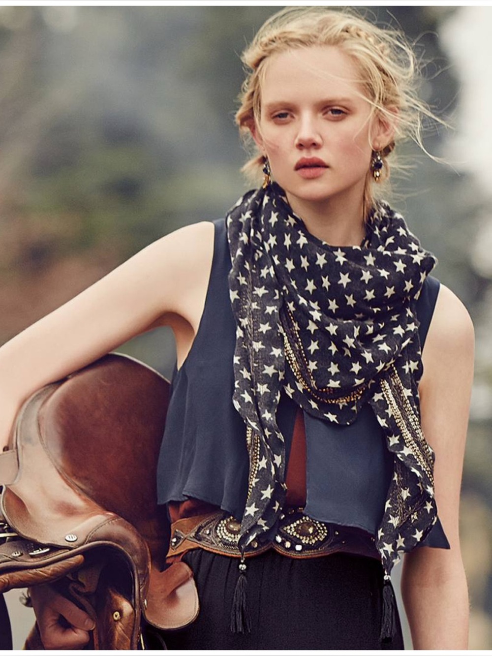 Anthro “Spangled Scarf” by Citrus - Picture 4 of 11